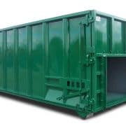 Roll-off compaction container