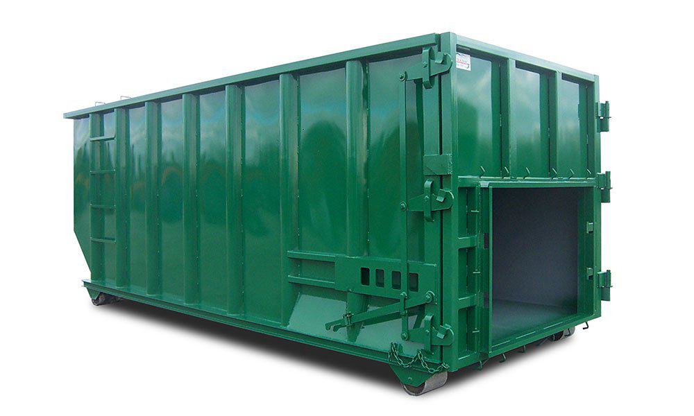 Roll-off compaction container