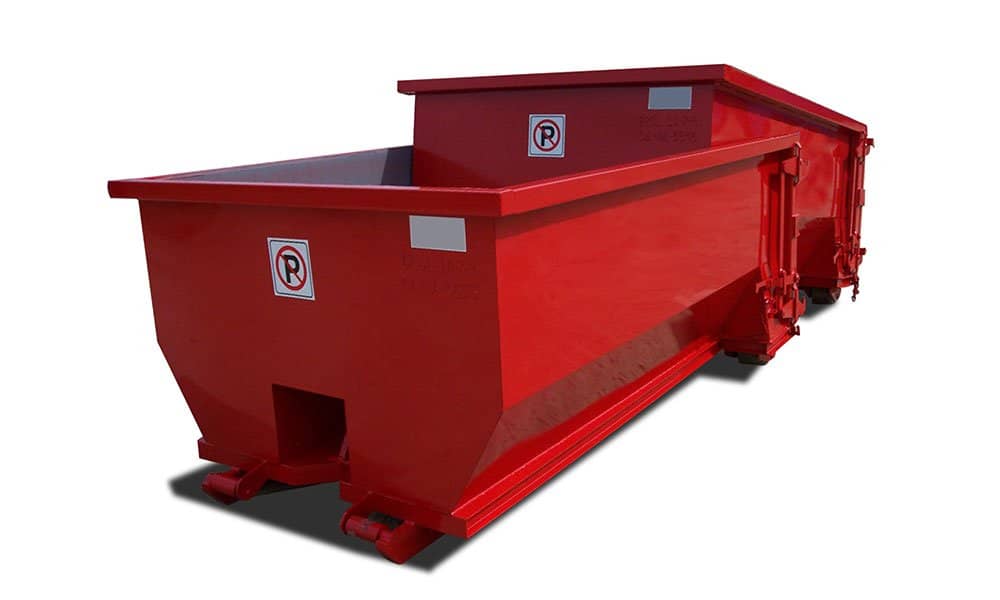 Mini roll-off container