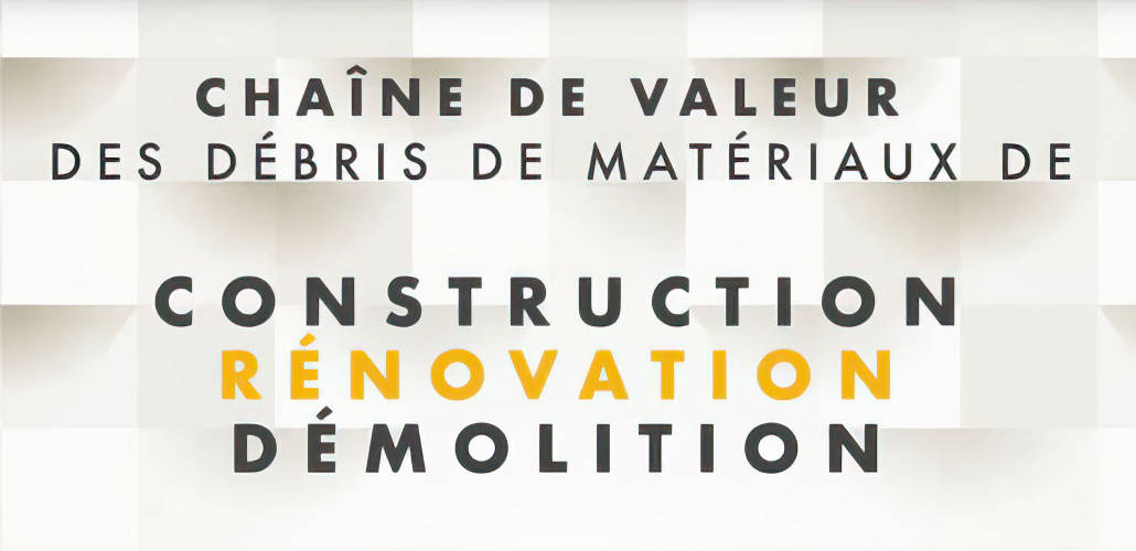 Article la chaine de valeur des materiaux de construction renovation demolition 