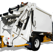 Hiker rear loader truck, 10 to 28 cubic yards