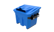 Front loading polyethylene recycling container 4v3 cprl-4000-r