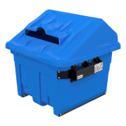 Front loading polyethylene recycling container 6v3 cprl-6000-r