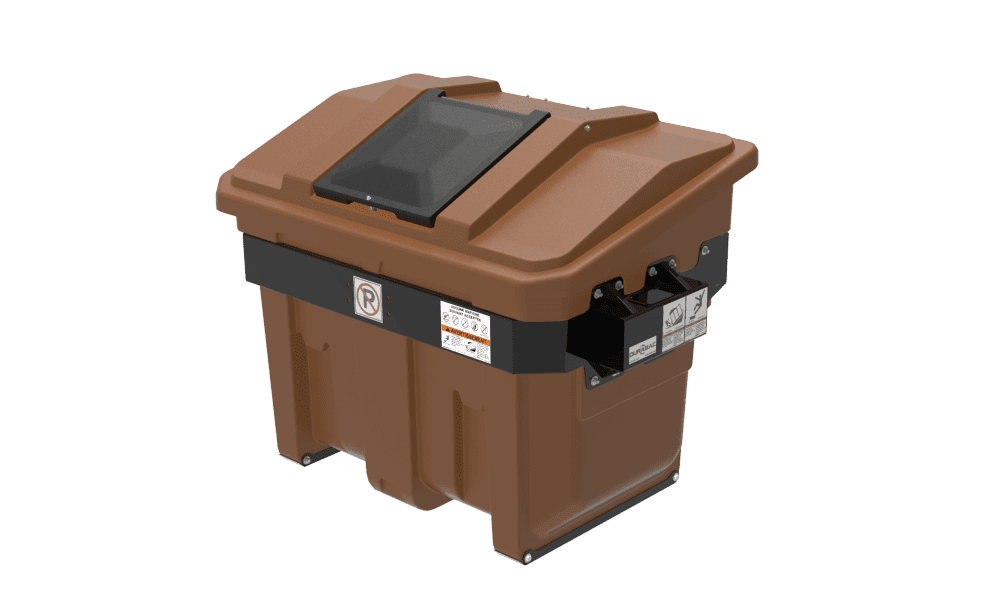 Heavy-duty organic waste container