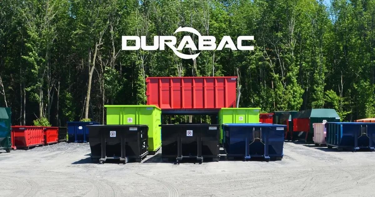 Durabac roll-off containers for sale