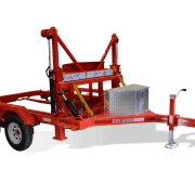 Forklift Trailer for small containers