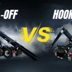 Roll-off cable truck versus Hooklift truck