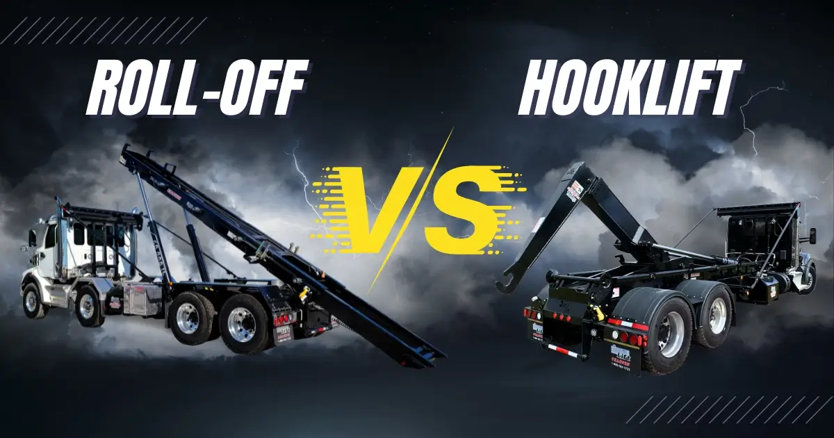 Camion Roll-Off (à câble) vs camion HookLift (crochet)