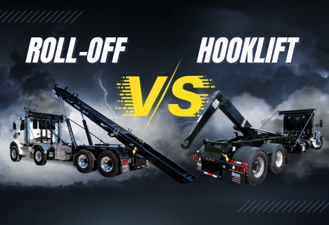 Roll-off (cable) vs. HookLift (hook): Which transport system to choose?